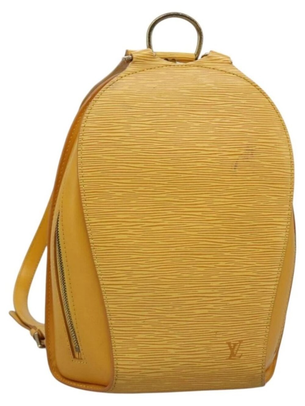 LOUIS VUITTON Epi Mabillon Backpack Yellow M52239 LV Auth MY025